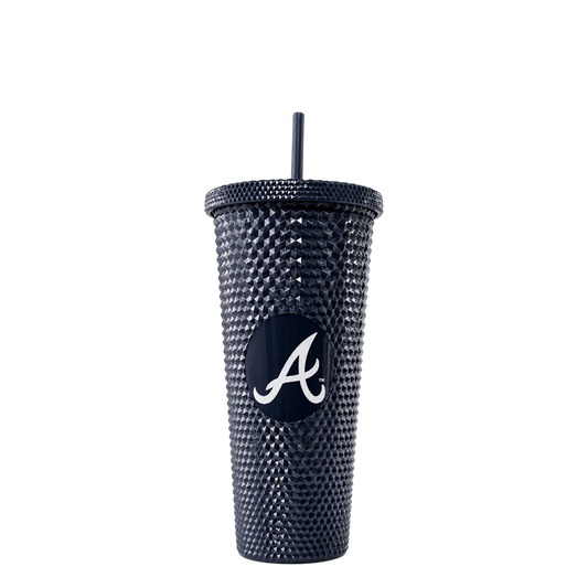 Navy Blue Braves Tumbler