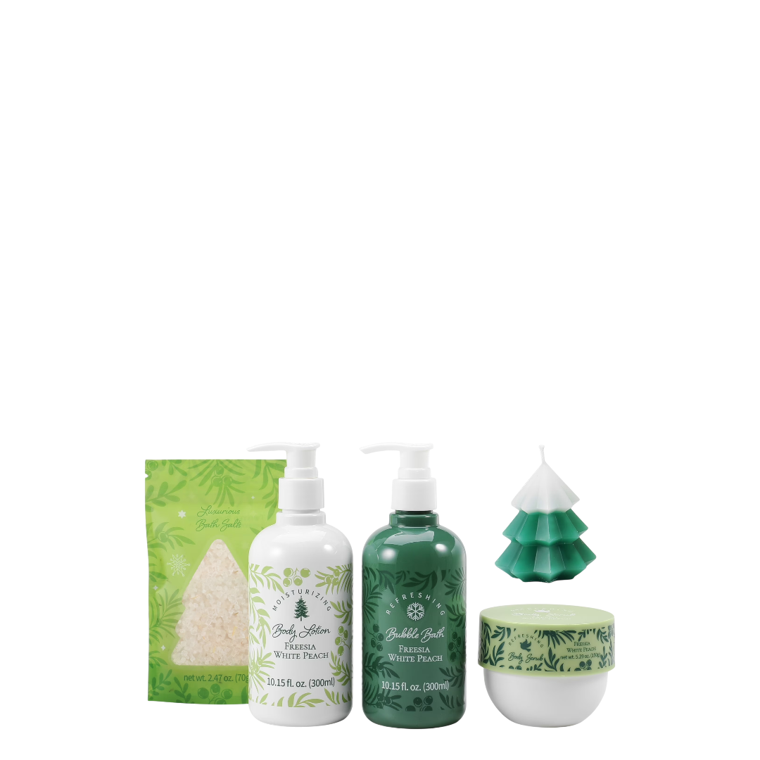 6 PC Body Care & Relax Set- With Green Bag -CK21