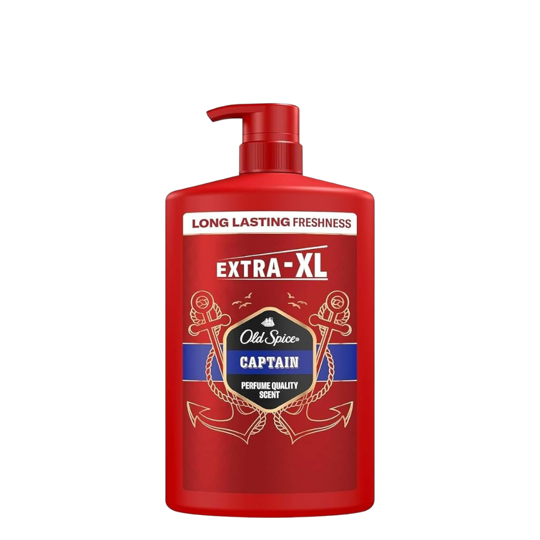 Old Spice Captain 3-in-1 XL 33.8 OZ Body-Hair-Face Wash - 818824