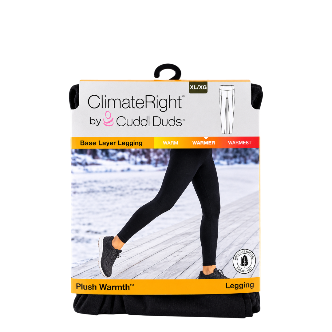 Climate Right Black base Layer Leggings Size XL - 50216