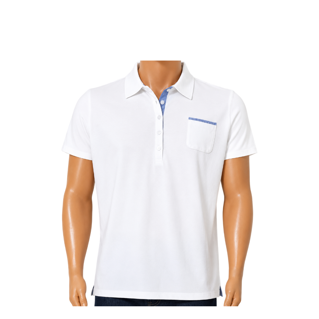 Nautica WhiteShort Sleeve Polo Shirt- 309720- Size XXL