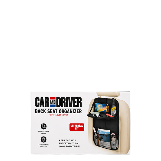 Car & Driver Back Seat Organizer