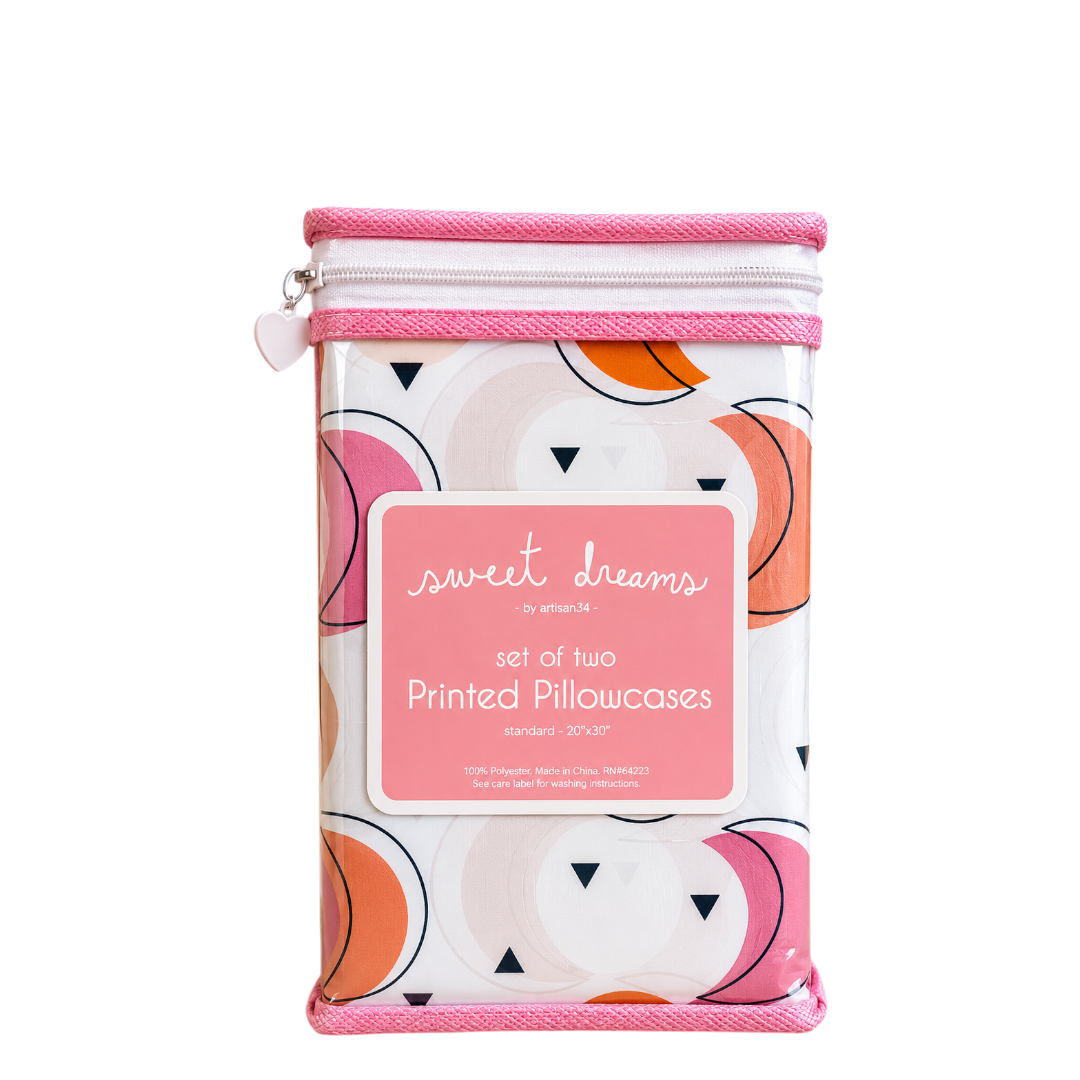 Sweet Dreams Printed Pillowcases - Set of two, 20 * 30