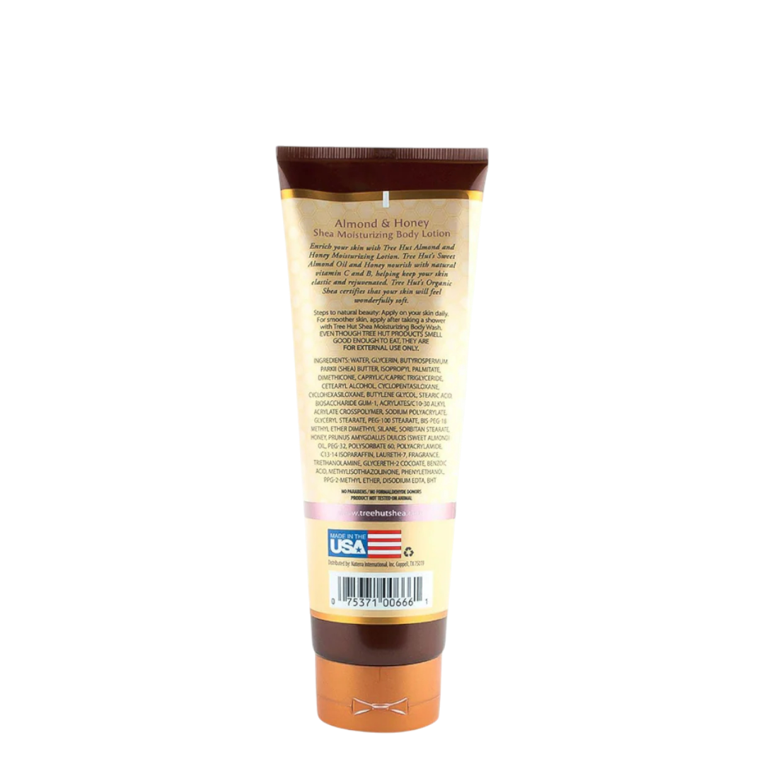 Tree Hut Shea Moisturizing Body Lotion - Almond & Honey, 255 g