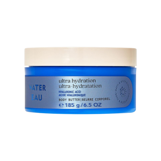 Bath & Body Butter - Water Ultra Hydration With Hyaluronic Acid Body Butter, 185 g