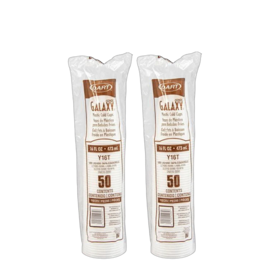 Dart Galaxy Plastic Cups - 473 ml, 100 Count