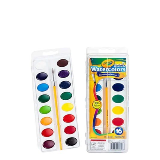 Crayola Washable Watercolors - 16 Count