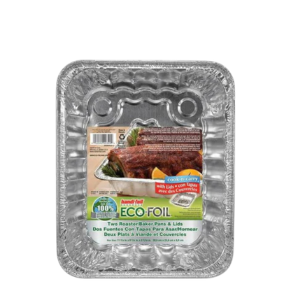 ECO Foil Half Size Deep Steam Table Pans - Set of 5