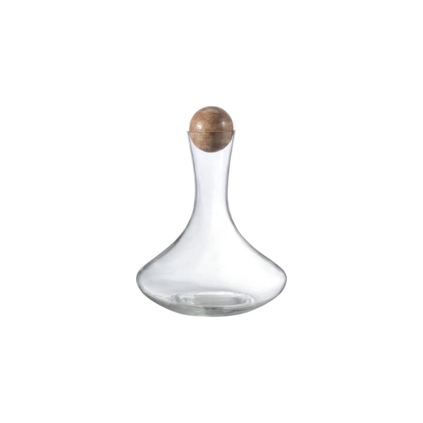 Better Homes & Gardens Glass Wine Decanter With Wooden Sphere Stopper