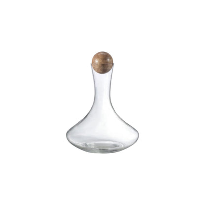 Better Homes & Gardens Glass Wine Decanter With Wooden Sphere Stopper