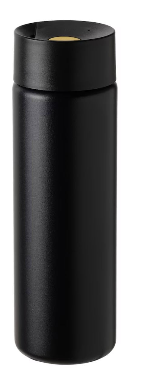 Insulated Steel Flask - Black, 14 OZ (0.4 L) - thisandtheother