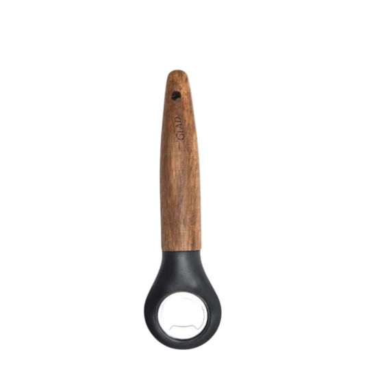 Glad Bottle Opener - Acacia Wood Handle