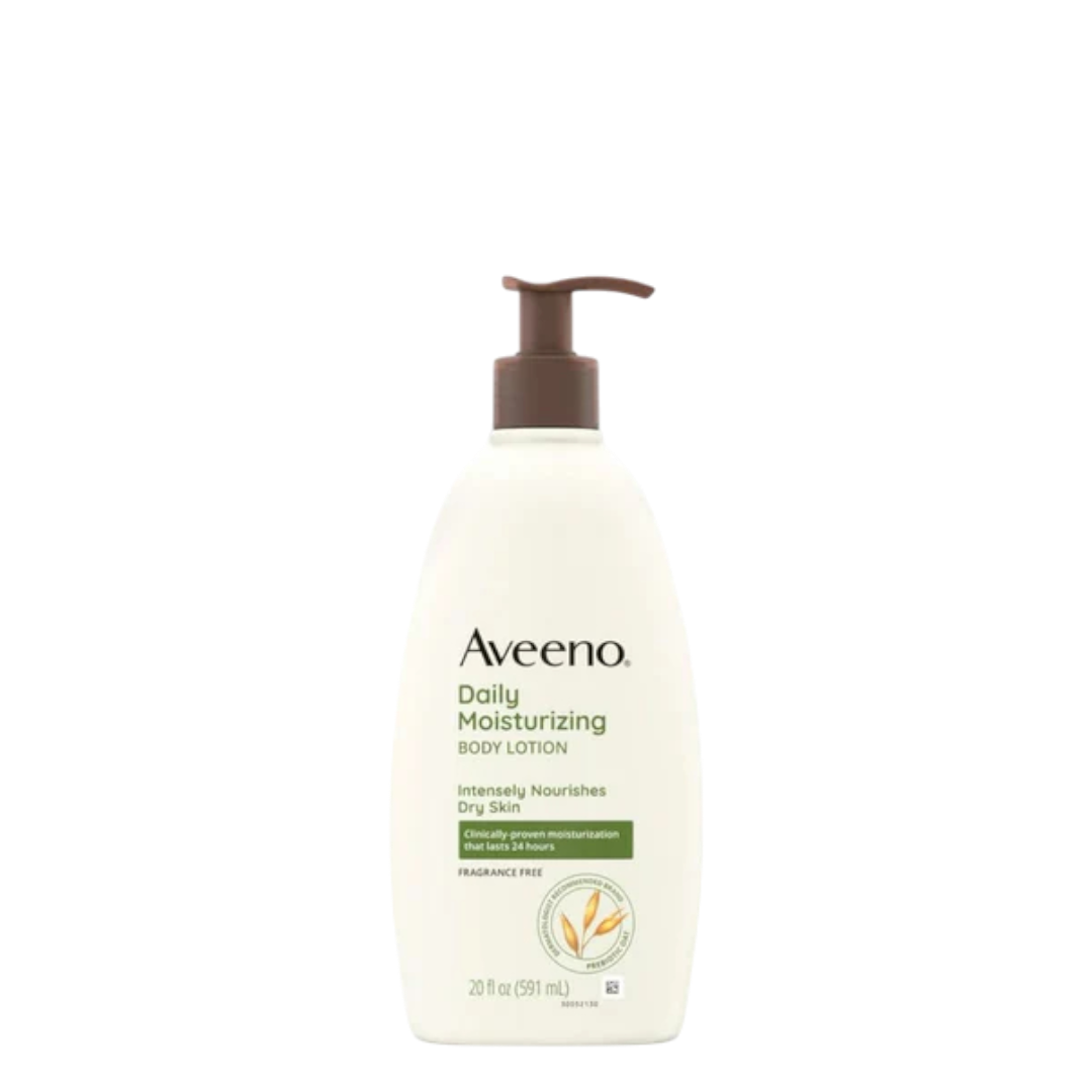 Aveeno Daily Moisturizing Intensely Nourishes Dry Skin Lotion - Fragrance Free, 591 ml