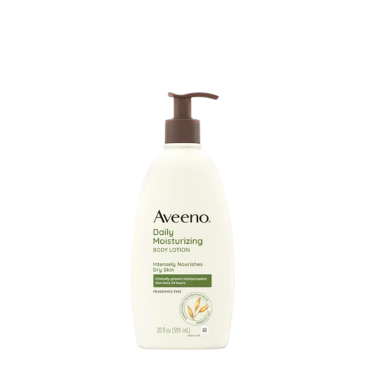 Aveeno Daily Moisturizing Intensely Nourishes Dry Skin Lotion - Fragrance Free, 591 ml