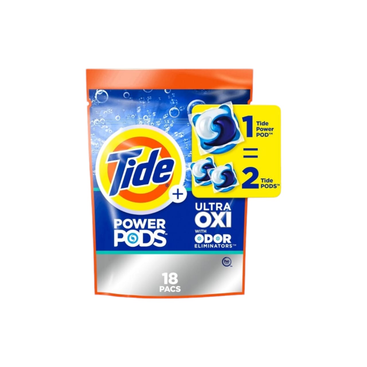 Tide Pods Ultra Oxi Odor Eliminator - 18 pacs