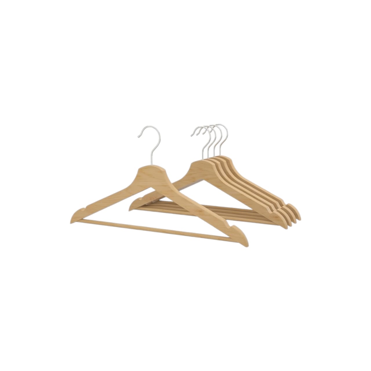 Wooden Hangers - Set of 8