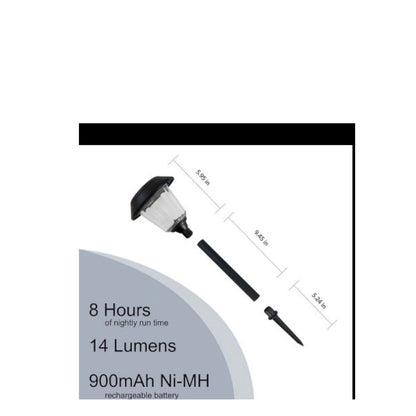 Member's Mark LED Solar Pathway Lights - 4 Pack