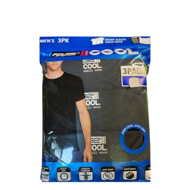 32 Degree Cool Men's 3 Pack - Black