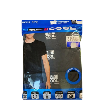 32 Degree Cool Men's 3 Pack - Black