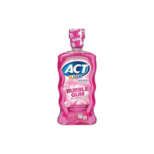 Act Kids Bubblegum Blowout Anti - Cavity Rinse - 500ml