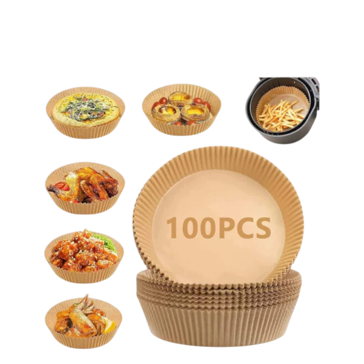 Air Fryer Parchment Paper - Round, 100 pcs