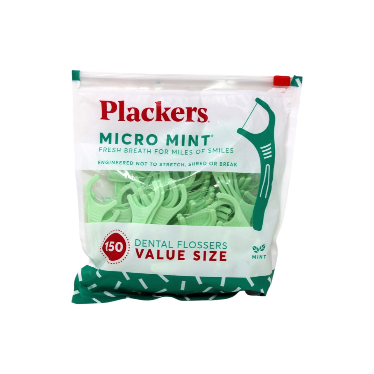 Plackers Micro Mint Flossers - 150 Count