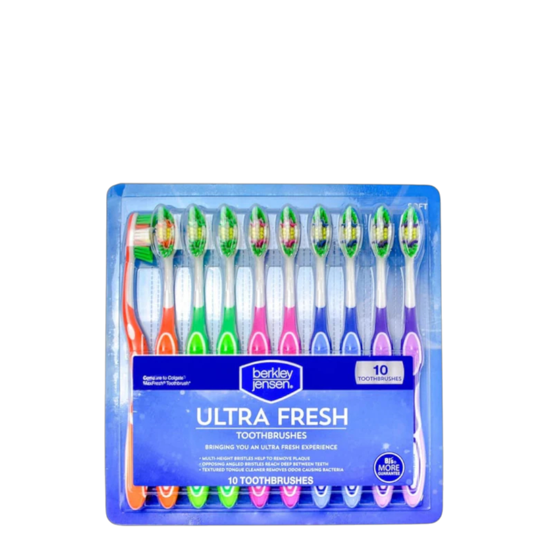 Berkley Jensen Ultra Fresh Toothbrush - 10 Pack