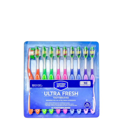 Berkley Jensen Ultra Fresh Toothbrush - 10 Pack
