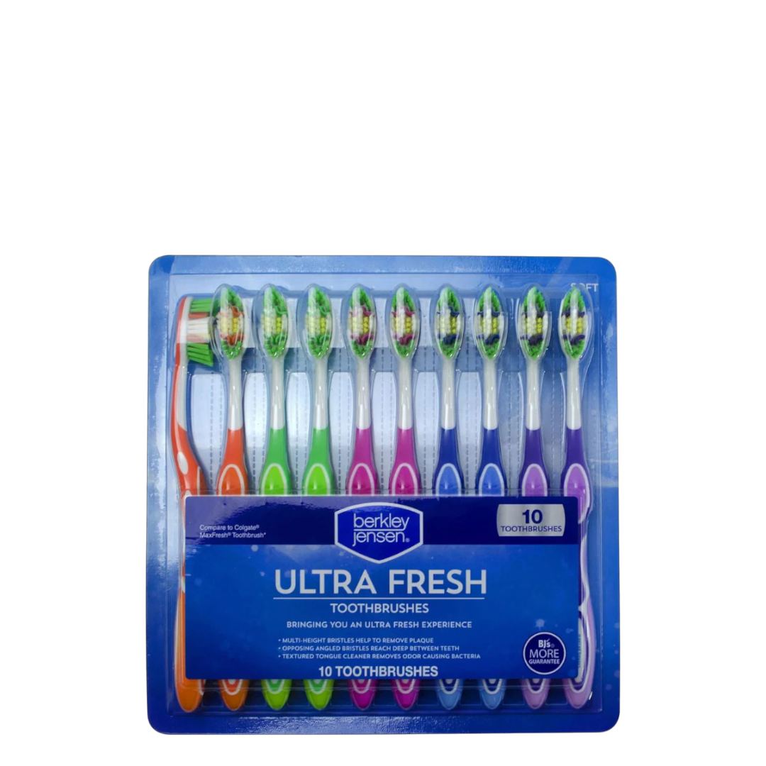 Berkley Jensen Ultra Fresh Toothbrush - 10 Pack