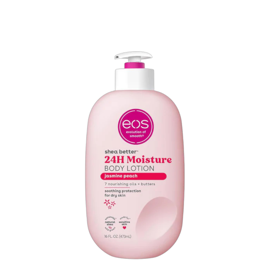 EOS Shea Butter Body Lotion - Jasmine Peach  473 ml