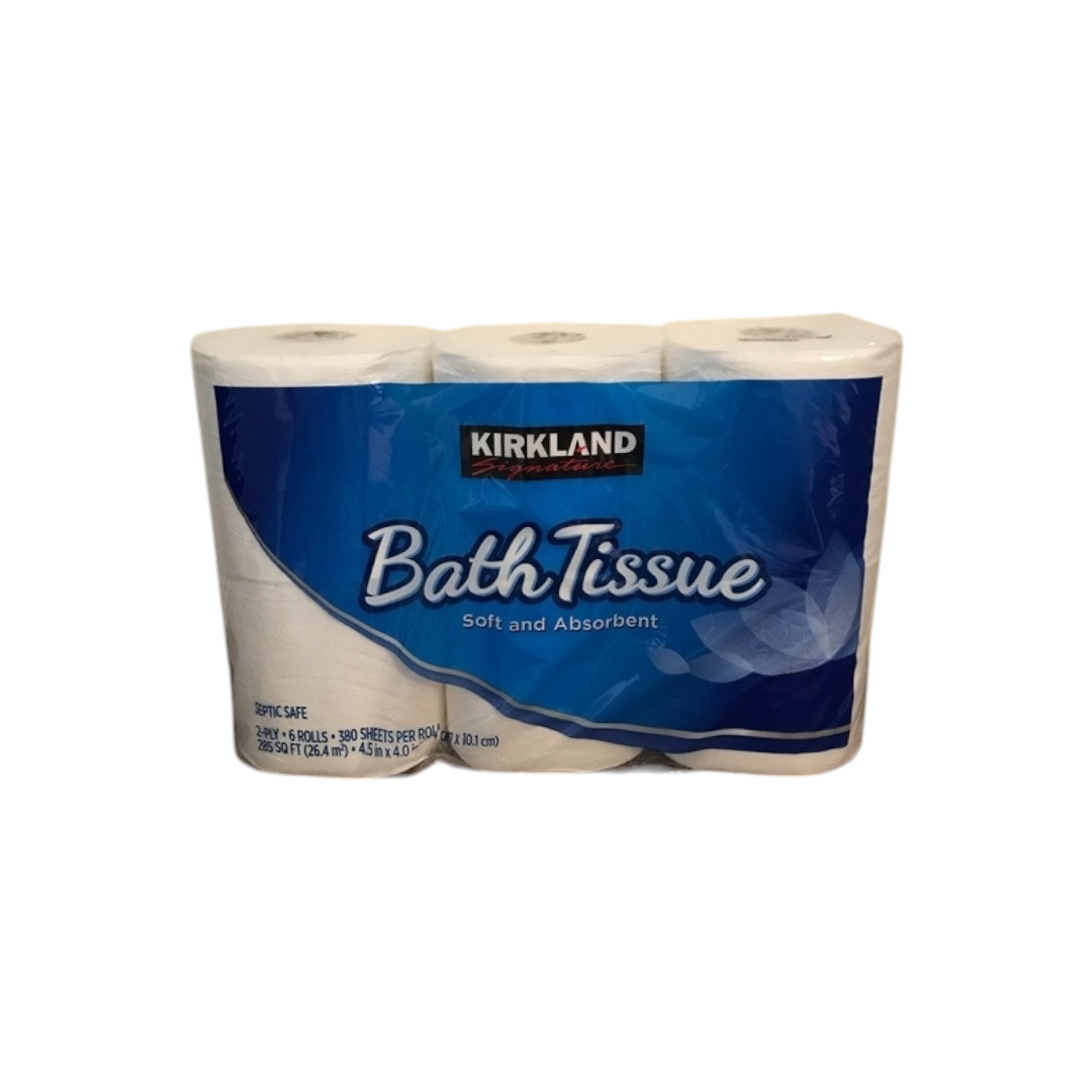 Kirkland Signature 2 Ply Bath Tissue - Pack of 6