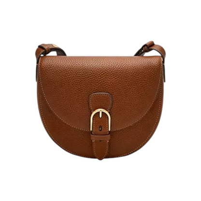 Fossil Leather Large Flap Crossbody Bag