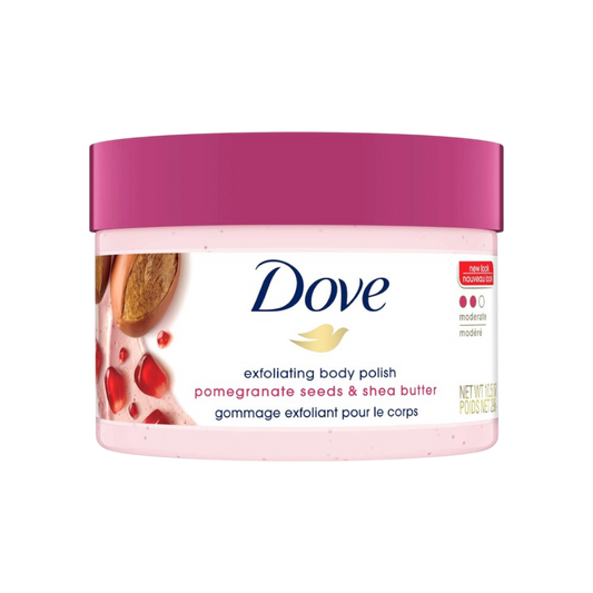 Dove Exfoliating Body Polish Pomegranate Seeds & Shea Butter Exfoliating Body Scrub