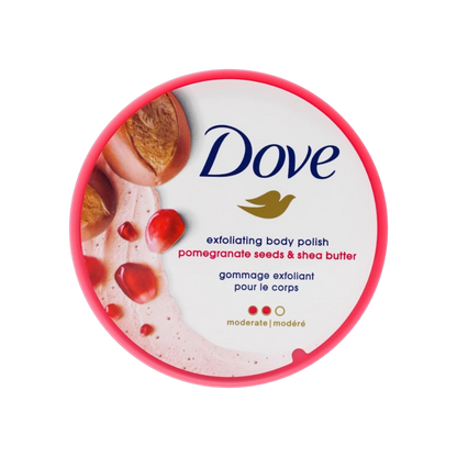 Dove Exfoliating Body Polish Pomegranate Seeds & Shea Butter Exfoliating Body Scrub