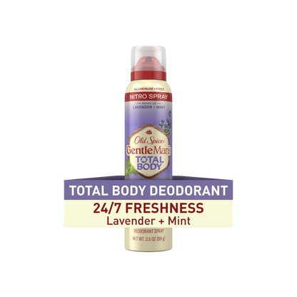 Old Spice Gentle Man's - Total Body Spray -99g