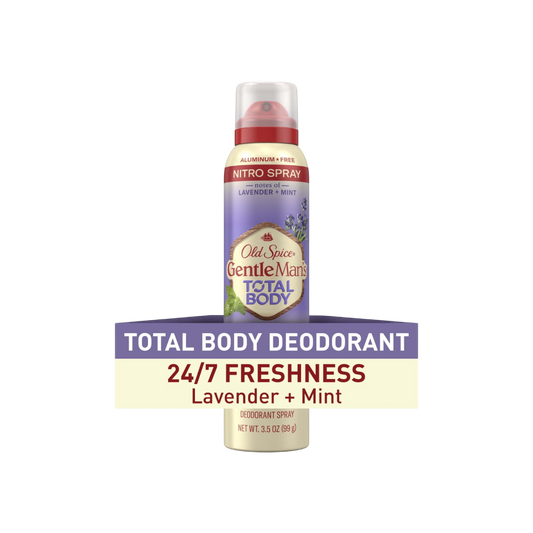 Old Spice Gentle Man's - Total Body Spray -99g
