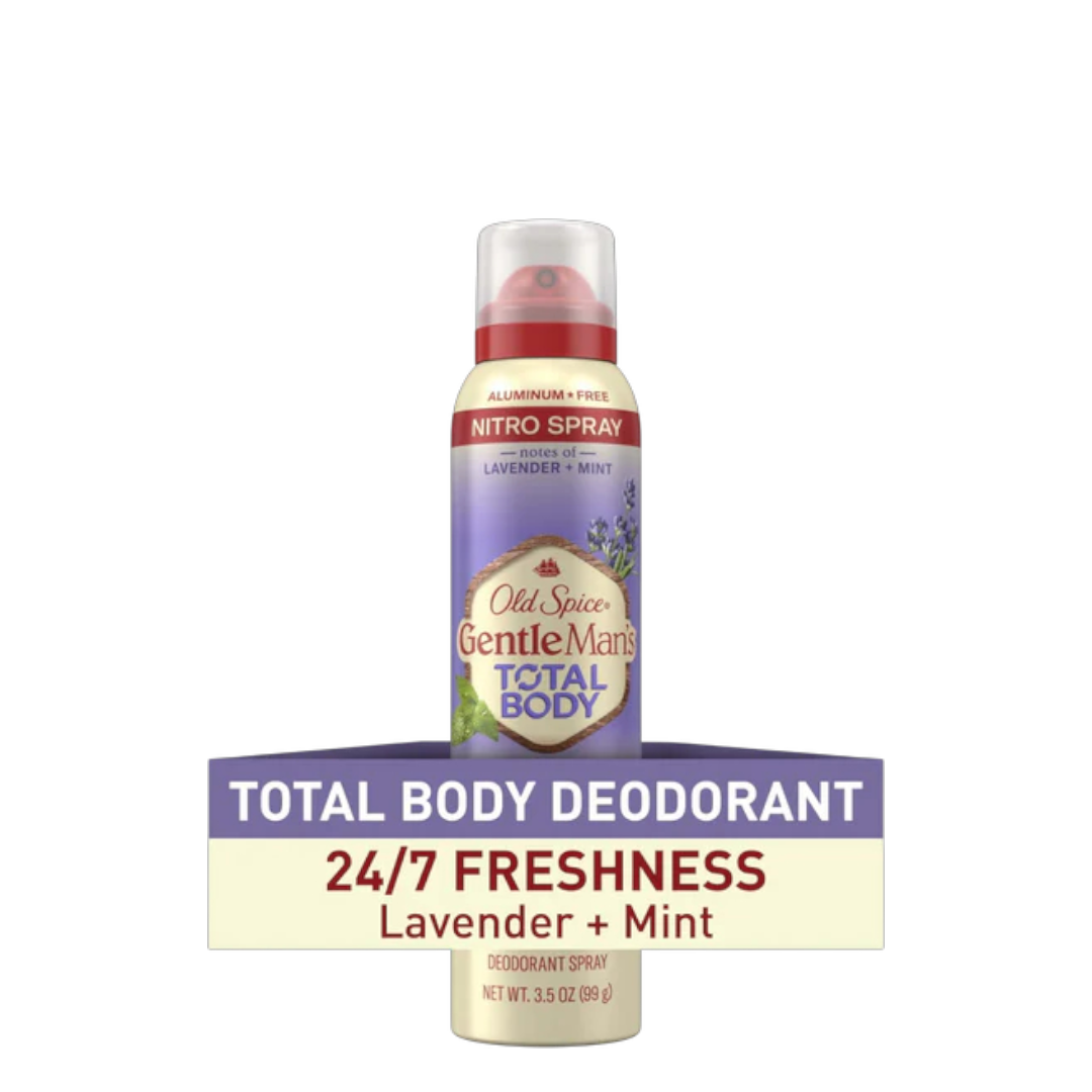 Old Spice Gentle Man's - Total Body Spray -99g