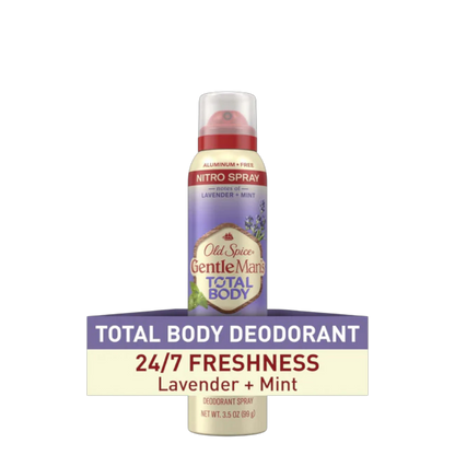 Old Spice Gentle Man's - Total Body Spray -99g