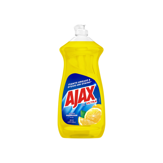 AJAX Ultra  Lemon Scent Liquid Dish Soap - 828 ML