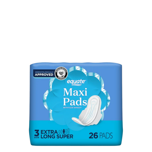 Equate Maxi Pads # 3 - 26 Count