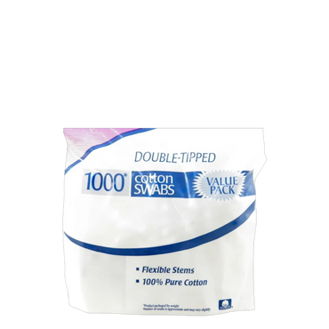 Doubled Tipped Cotton Swabs - 1000 Count