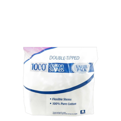 Doubled Tipped Cotton Swabs - 1000 Count