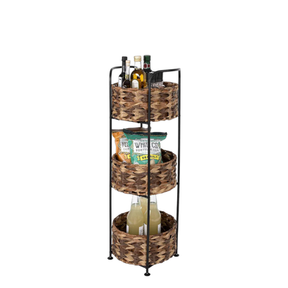 Seville Classic Home  3 Tier Storage Basket