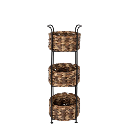 Seville Classic Home  3 Tier Storage Basket