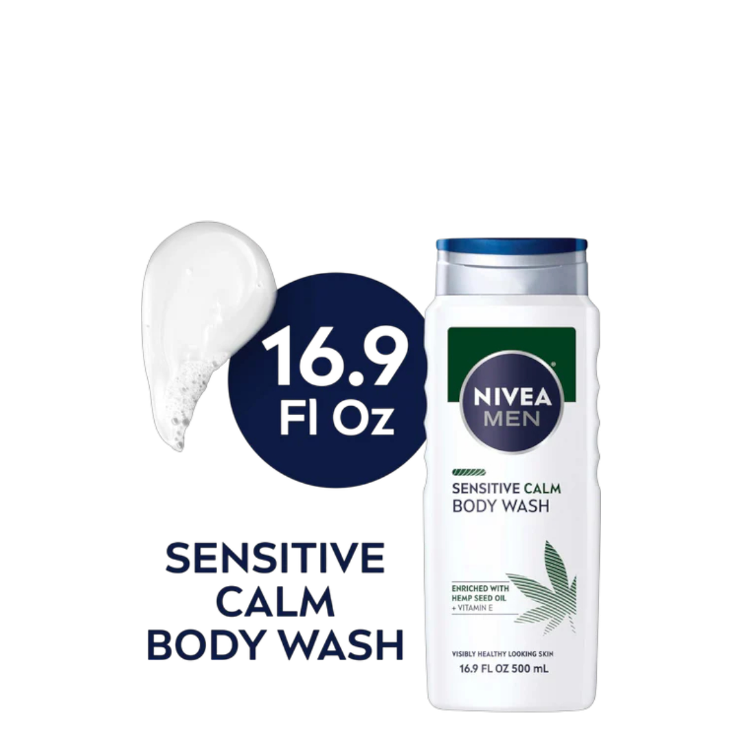 Nivea Men Sensitive Calm Body Wash - 500 ml