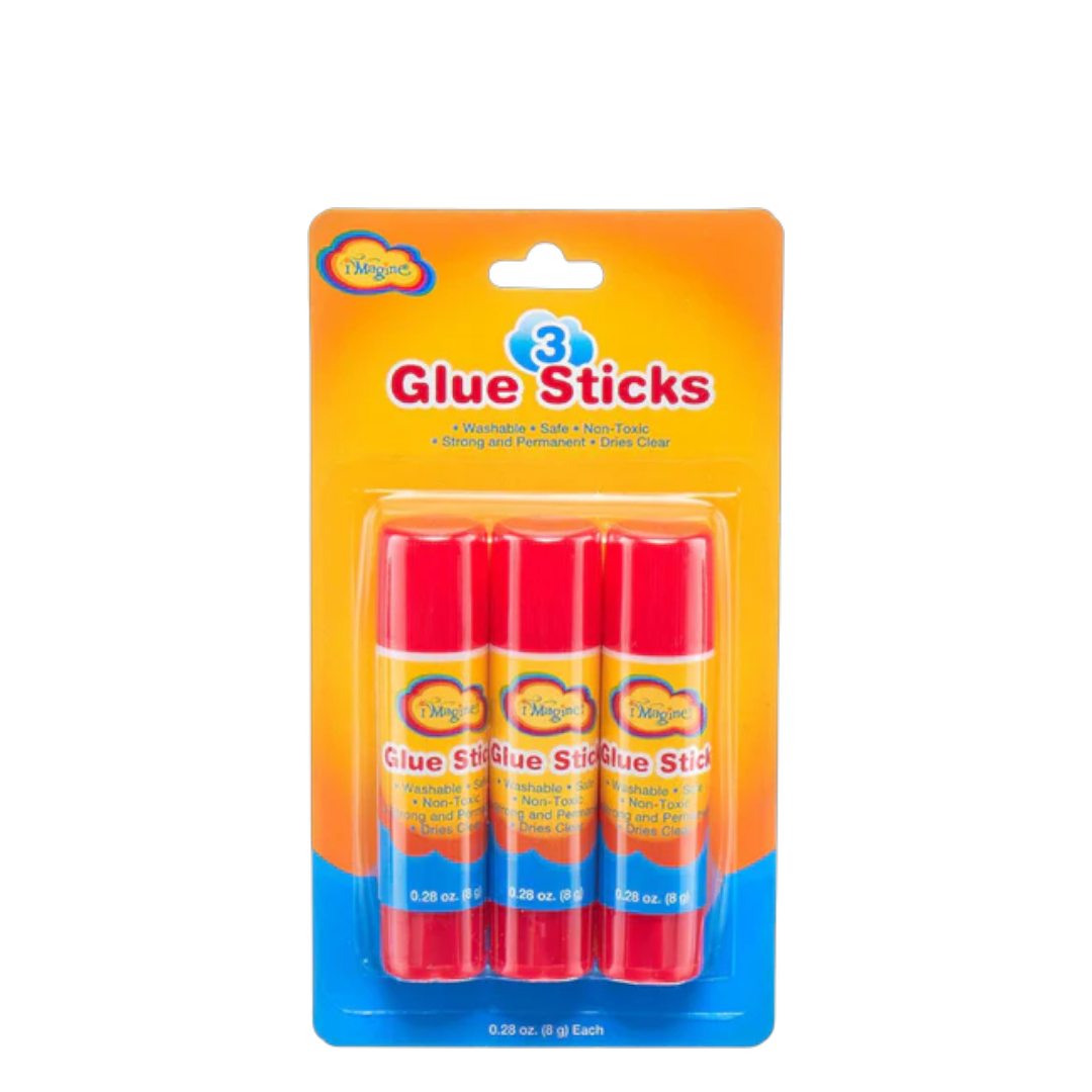 I Magine Glue Sticks - 3 Count