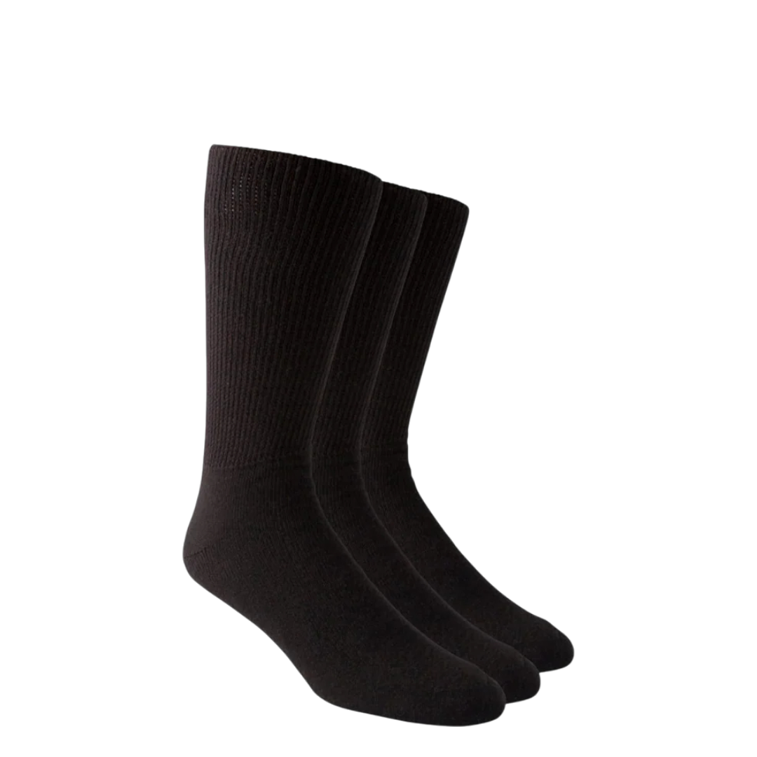 Non Binding comfort crew socks - Pack of 3