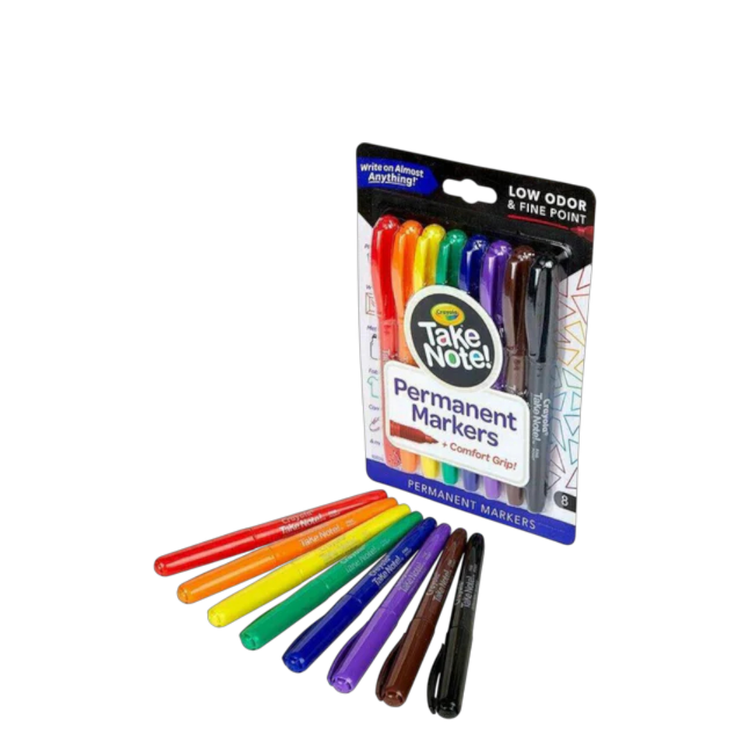 Take Note Permanent Marker - 8 count