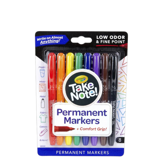 Take Note Permanent Marker - 8 count