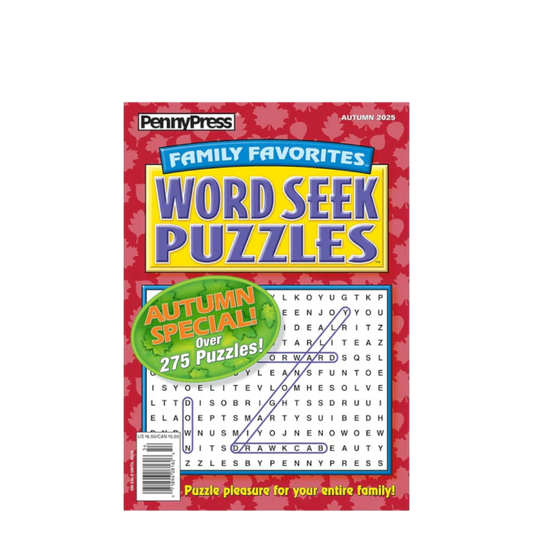 Penny Press Family Favorites Word Seek Puzzles